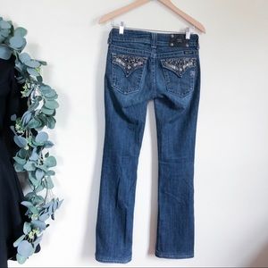 miss me jeans | embellished boot cut jeans 27